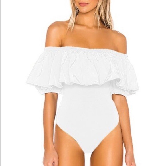 NWT Free People Poof Goes My Heart Bodysuit Size Medium
