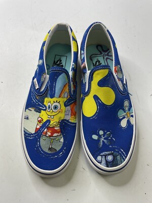 Vans x Spongebob Squarepants Casual Slip-On Shoes Multicolored