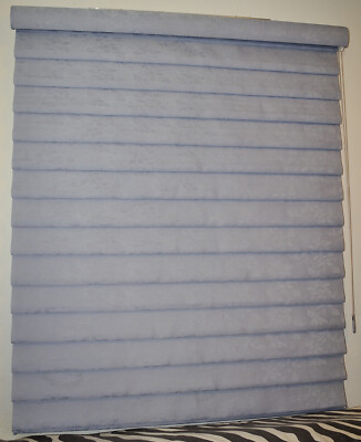 Hunter Douglas 2002 Vignette Window Shade Blue Floral Pattern KIT 9205 KIT 2350