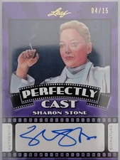 2015 POP CENTURY PERFECTLY CAST AUTO: SHARON STONE 4 of Only 15 BASIC INSTINCT