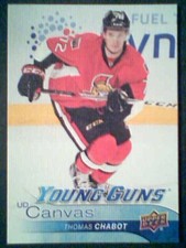 THOMAS CHABOT  16/17 AUTHENTIC UDS2 CANVAS YOUNG GUNS CARD  SP