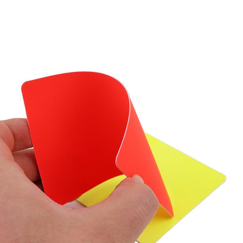 Professional Football Red and Yellow Cards Record Football Referee New C9 | eBay
