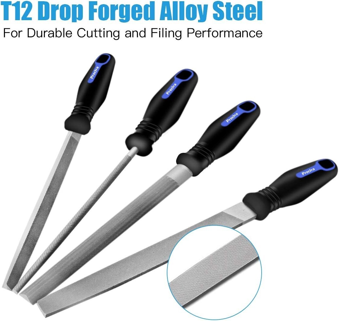 Juego de limas de 18 piezas, 18 en 1 Juego de limas multipropósito de acero.