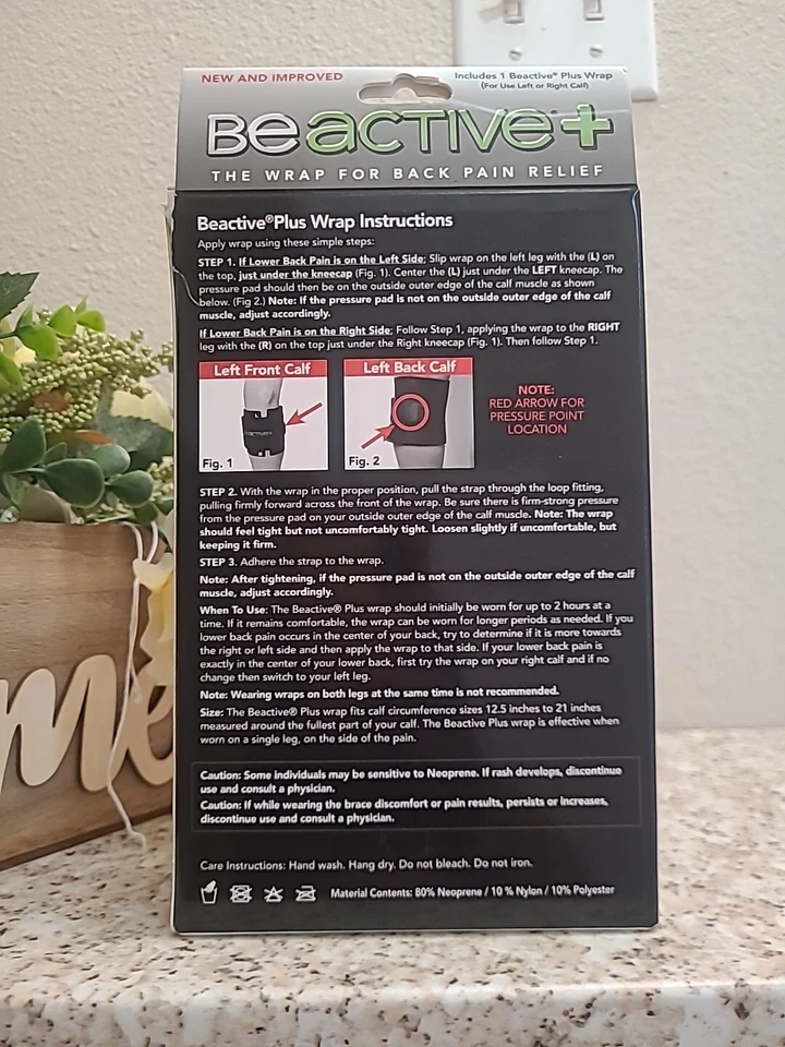 BeActive PLUS Instant Relief Acupressure Calf Brace for Sciatic Back Nerve Pain - Image 3 of 4