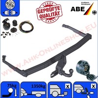 AHK & ES7 FüR Renault Megane II FließHeck 2003-2008 AnhäNgevorrichtung E-Satz