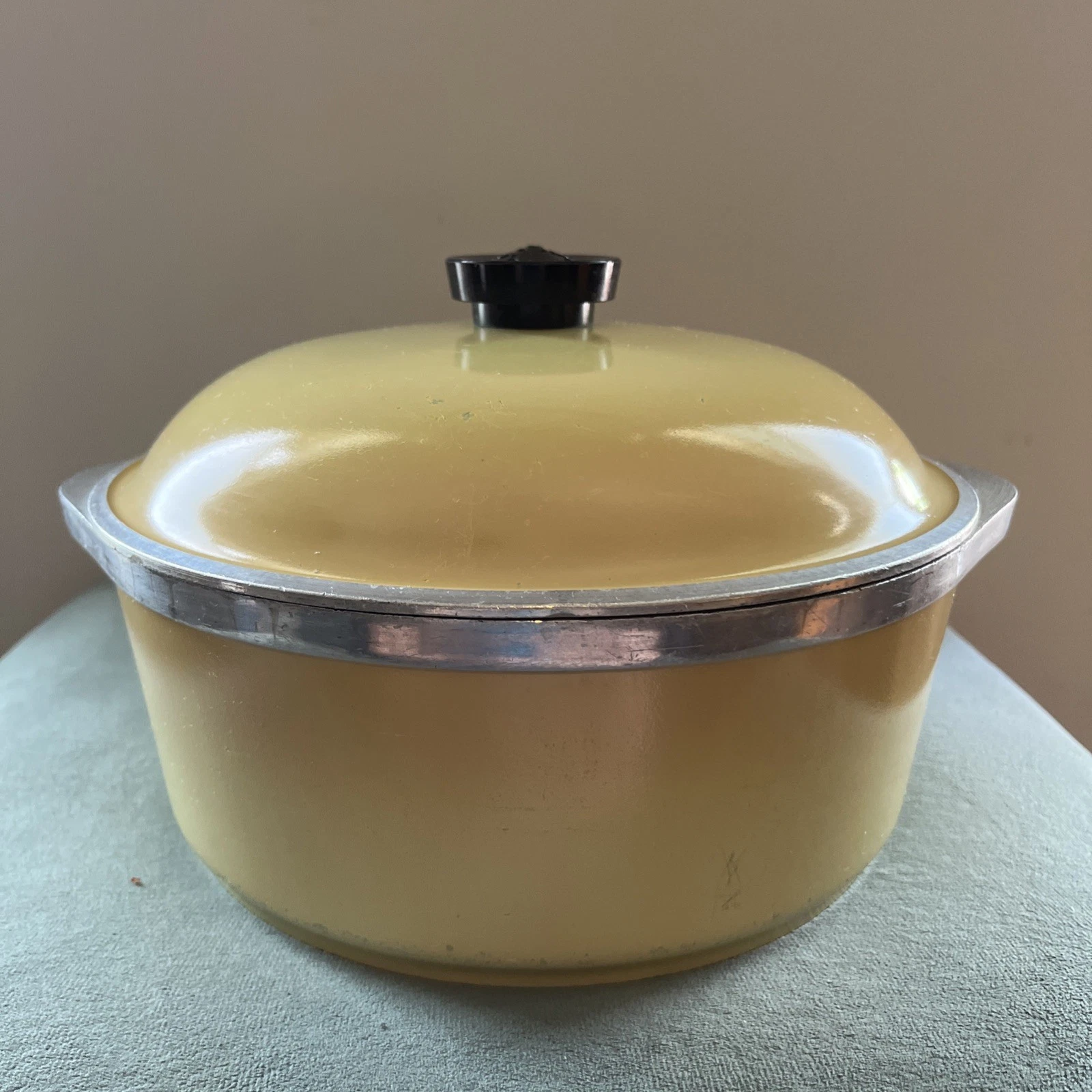 Vtg Club Golden 4 Qt. Stockpot Pot