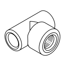 aquatherm green Ü-T-Stck 25 x 1/2"IG x 25mm