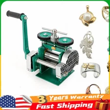 Rolling Mill Machine Rollers Metal Wire Flat Jewelry Tool Manual Combination USA