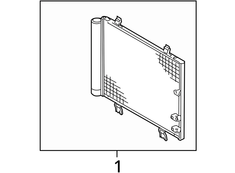 Конденсатор переменного тока подходит для 13-15 LEXUS GS350 5119143 - Изображение 4 из 4