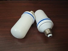 2 pcs LED Flicker Flame Light Bulbs Simulated Nature Fire Effect Lamp