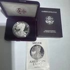 1991 US MINT AMERICAN EAGLE  -   ONE OUNCE SILVER PROOF COIN WITH COA