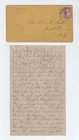 CIVIL WAR LETTER - 36th MA Infantry - On Board Steamer, FIGHTING at VICKSBURG !