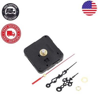 High-Quality 55mm Quartz Clock Movement Parts Kit - Black M5168 - Easy Install
