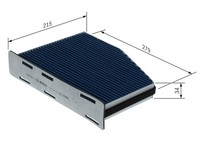 Bosch 0 986 628 615 Filter, Innenraumluft FüR Audi,Seat,Skoda,Vw