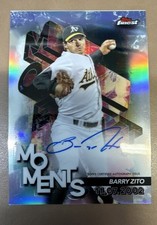 Barry Zito Auto 2024 Topps Finest Moments Autograph #FMA-BZ (AU) Athletics