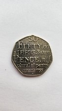 2005 Circulated Johnsons Dictionary 50p Fifty Pence Coin