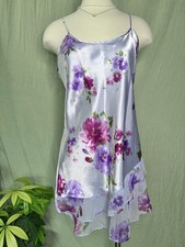 Secret Treasures Floral Satin Slip Dress