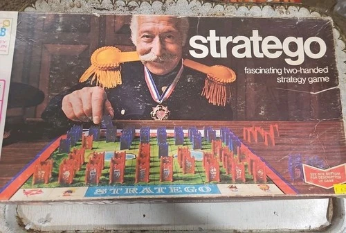 Vintage Milton Bradley Stratego Board Game Complete Classic Strategy Game MB