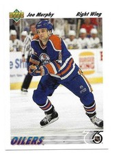 JOE MURPHY 1991-92 UPPER DECK CARD NEAR MINT CONDITION