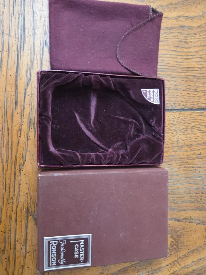 Rare Design Ronson Masterpact Ladies Cigarette Case Lighter Makeup Compact - Image 2 of 4