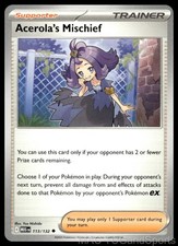 Acerola's Mischief 113/132 Mega Evolution Pokemon TCG NM