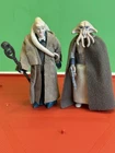 1983 Vintage Kenner Star Wars ROTJ Bib Fortuna & Squid Head Action Figure Lot