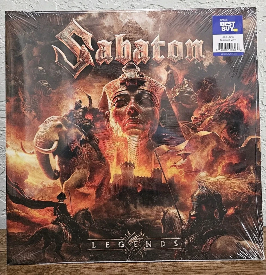 Sabaton Legends SUNBURST 180gm Vinyl) IN HAND SHIPS NOW - Image 2 of 3