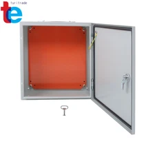 16x16x6" Carbon Steel Electrical Enclosure Wall Mount Junction Box w/ Lock IP65