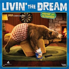 BrownTrout,  Avanti Livin the Dream 2026 Wall Calendar, 12'' X 12'', 16-Month Ca