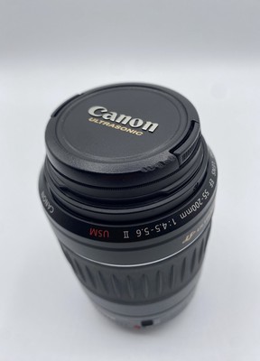 Canon EF 55-200mm 1:4.5-5.6 Ⅱ USM Amazon.com : Canon EF 55-200mm f/4.5-5.6 II USM Telephoto Lens for