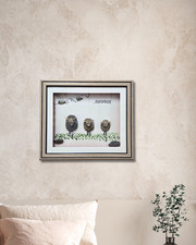 Strength  Resilience  Handmade Pebble Art Frame  Stone Wall Art Gift