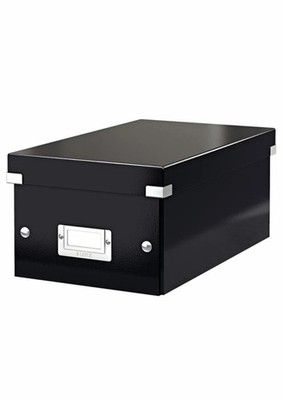 LEITZ DVD-Ablagebox Click & Store WOW, schwarz 1 bis 24 Stk SPARE 46%