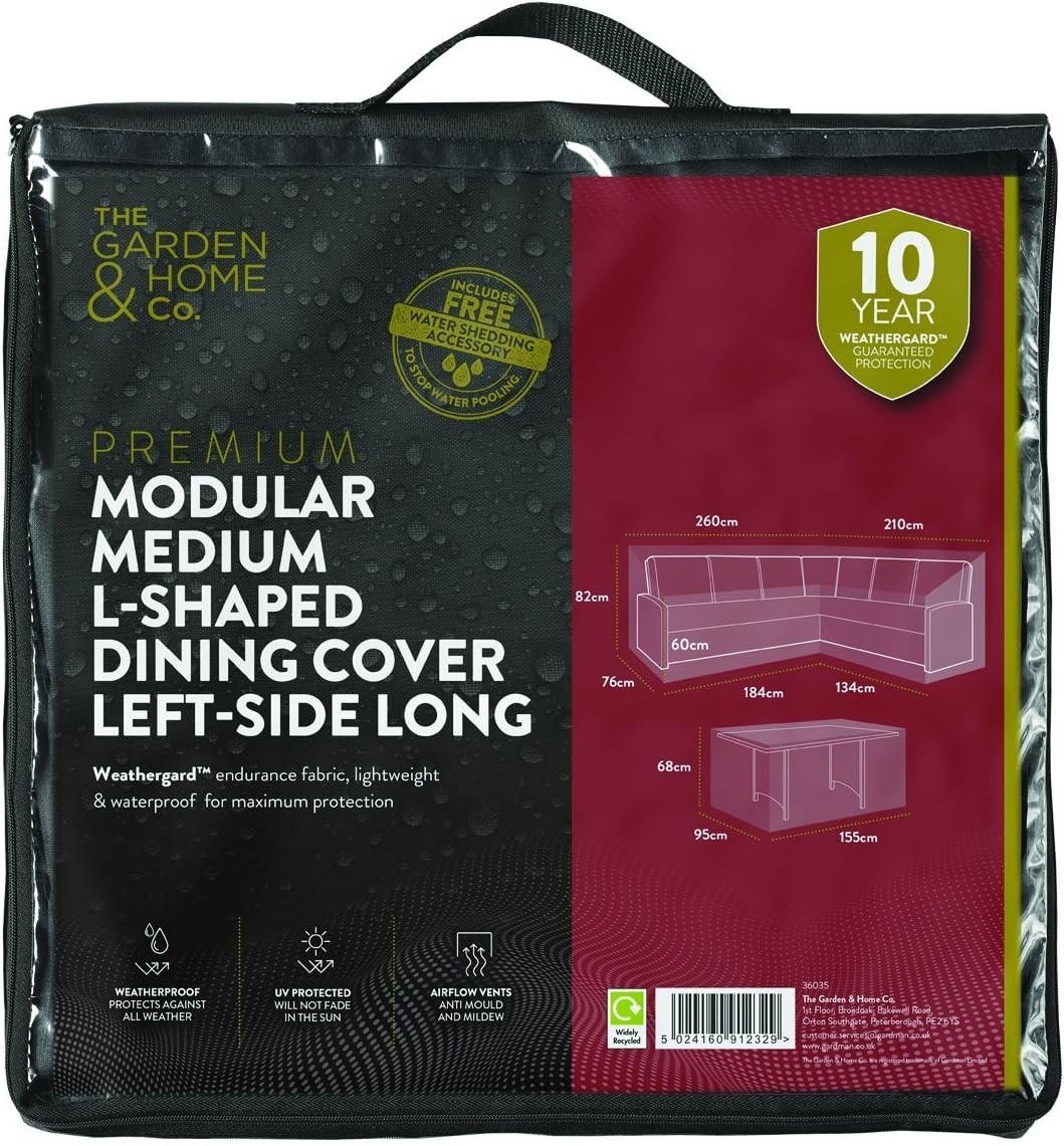 Gardman Coprimobili Modulare Media Forma L Lato Sinistro Lungo Resistente alle Intemperie