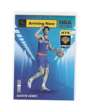 2021-22 Panini NBA Hoops Basketball Arriving Now Insert #13 Quentin Grimes