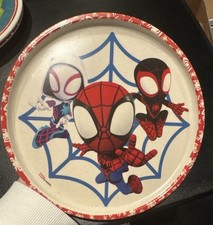 Marvel Spidey and His Amazing Friends Spiderman Melamine Plate By Zak Designs