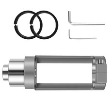 Aluminium Square Hole Drill Bit Adapter Accessory Woodworking Tool Electric