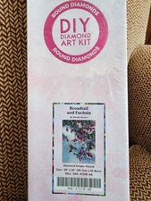 New Diamond Art Club Broadtail And Fuchsia Diamond Painting - Discontinued