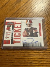 panini contenders football 2025 Shedeur Sanders No.3 Auto Rookie Ticket.