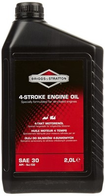 Briggs & Stratton SAE30 4-Takt Motoröl 2L für Rasenmäher Original