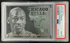 1996 Skybox Metal Michael Jordan Platinum Portraits #5 Bulls PSA 8