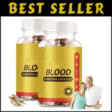 450 mg Blood Purifying Capsules - GMO-Free, Gluten-Free, Vegan Detox Solution