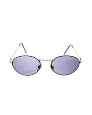 Pierre Cardin 00s Classic Black Gold Oval Sunglasses ORIGINAL NEW