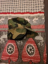 Orginal US G.I. Winter Patrol Cap Farbe Woodland Gr.7 1/8