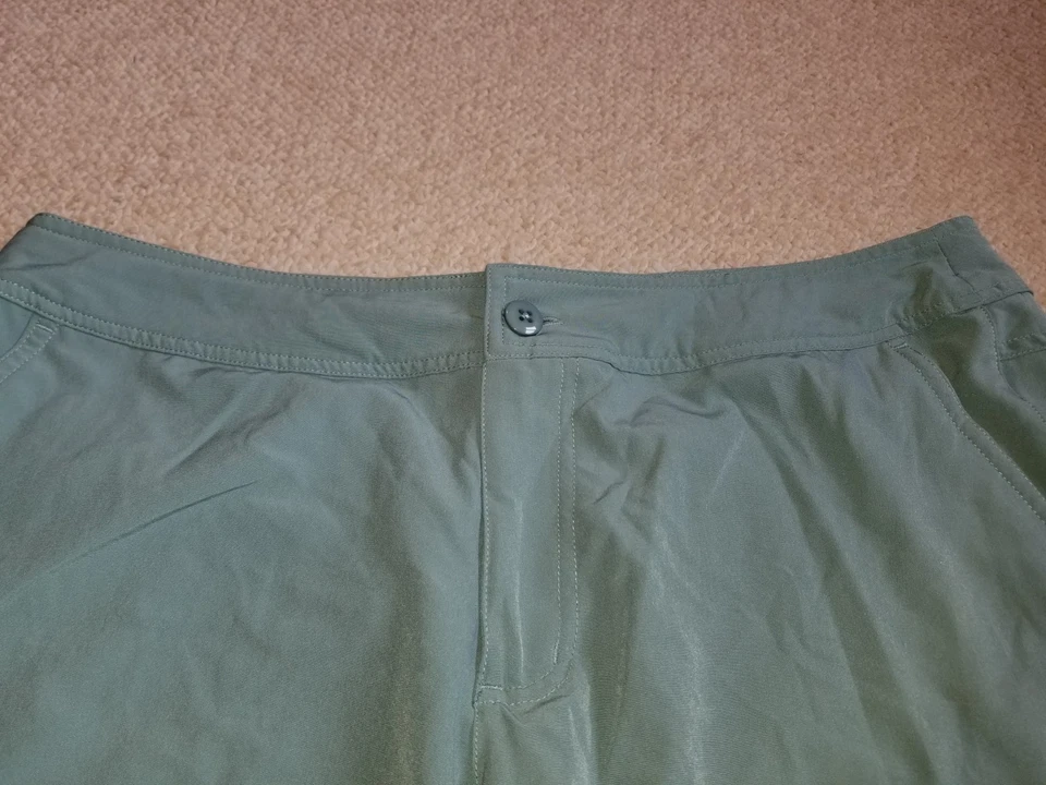 Pantalones Cortos para Mujer Nuevos sin Etiquetas-EMS EAST MOUNTAIN SPORTS-verde fuerza rendimiento senderismo-L Foto 2 de 4