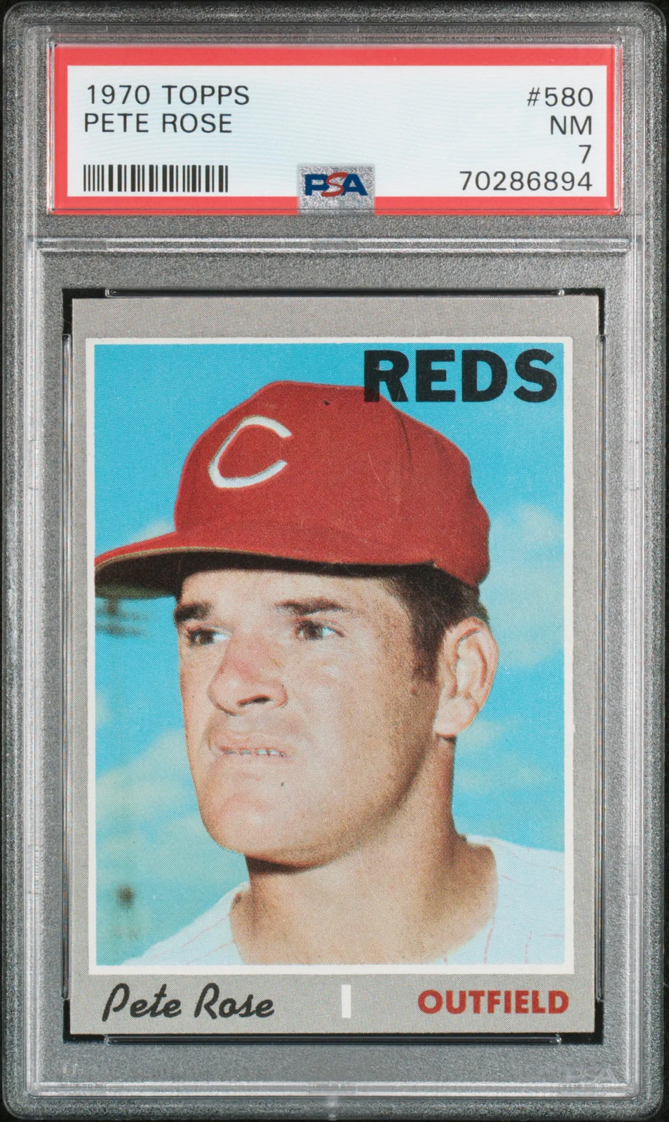 1970 Topps Pete Rose #580 PSA 7
