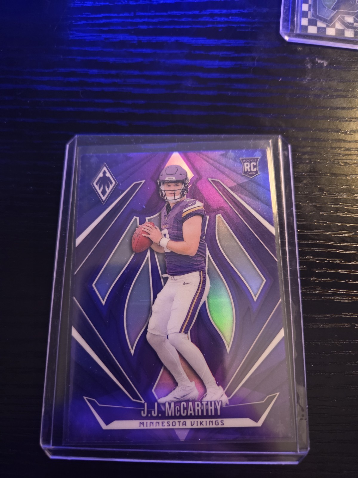 JJ McCarthy Purple Fade Color Match RC 2024 Phoenix #185 Vikings Color Match!