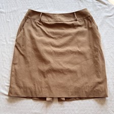 Vintage Valerie Stevens Made In Korea Camel Mini Skirt Size 10P