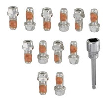 Locking Header Bolt Kit Fits 3/8-16 X 3/4 12pk