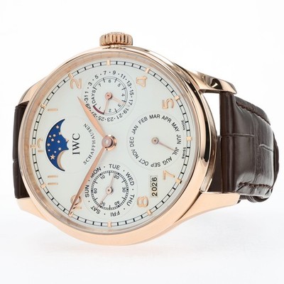 IWC Portuguese Perpetual Calendar Solid 18kt Rose Gold IW502306