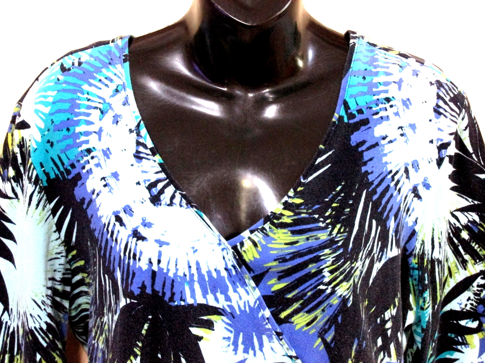 Ruby Rd. Pullover Top 3/4  Sleeve Abstract Print … - image 2